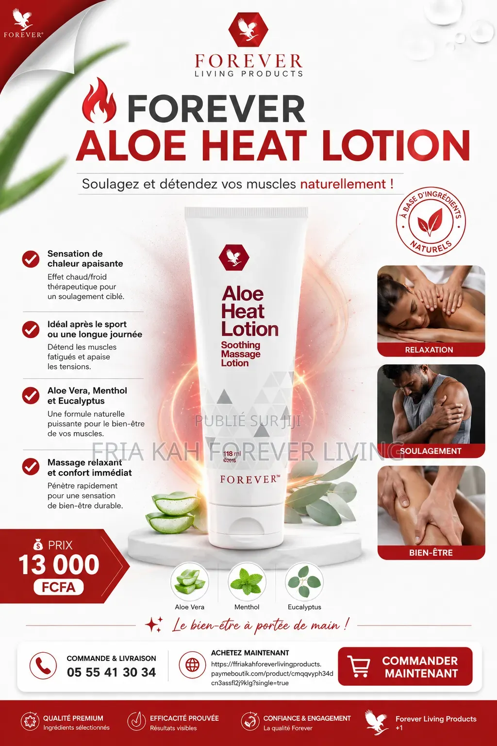 Forever Aloe Heat Lotion