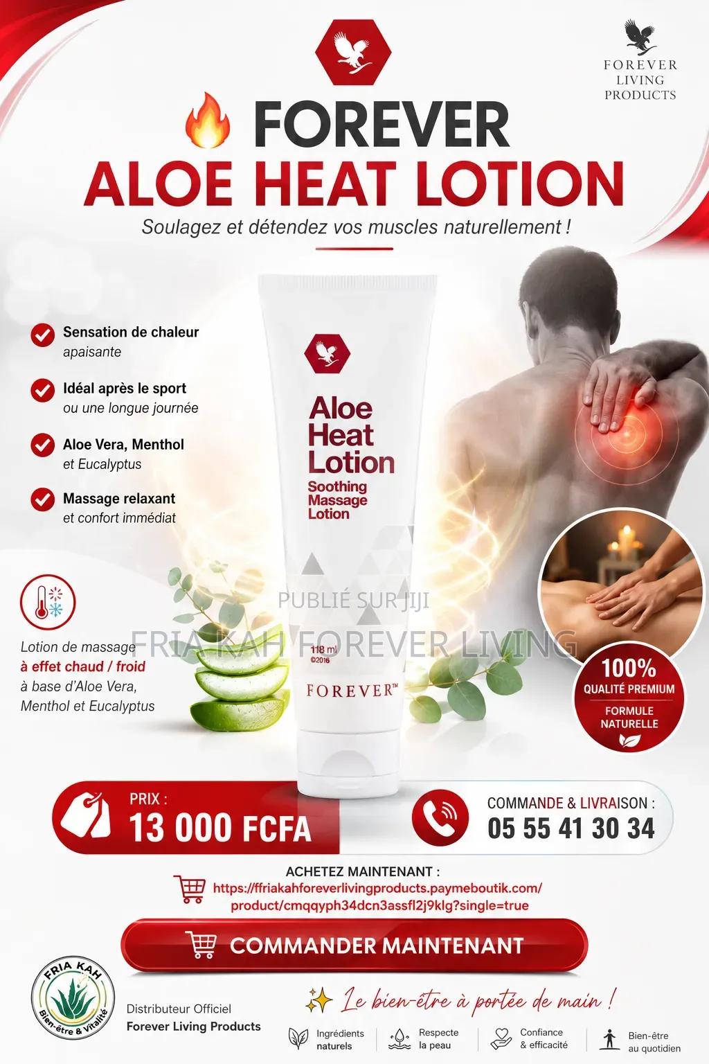 Forever Aloe Heat Lotion