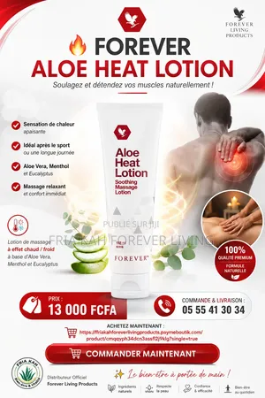 Forever Aloe Heat Lotion