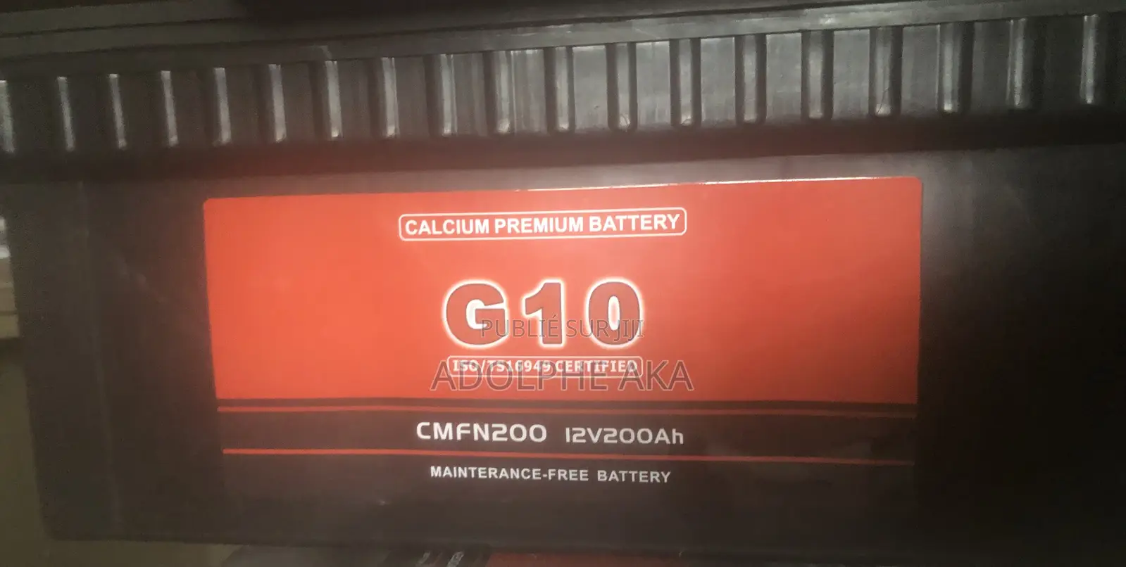 Batterie G10 12v200 Ah