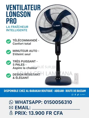 Ventilateur Longson Pro 5 Pales - Industriel