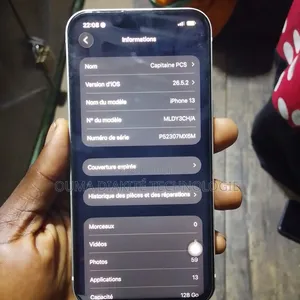 Nouveau Apple iPhone 13 128 GB Blanc