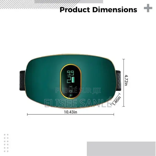 Ceinture De Massage Vibrante Chauffante Pour Taille Et Abdomen