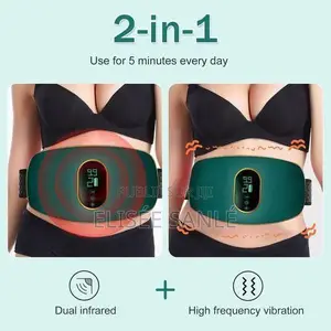 Ceinture De Massage Vibrante Chauffante Pour Taille Et Abdomen