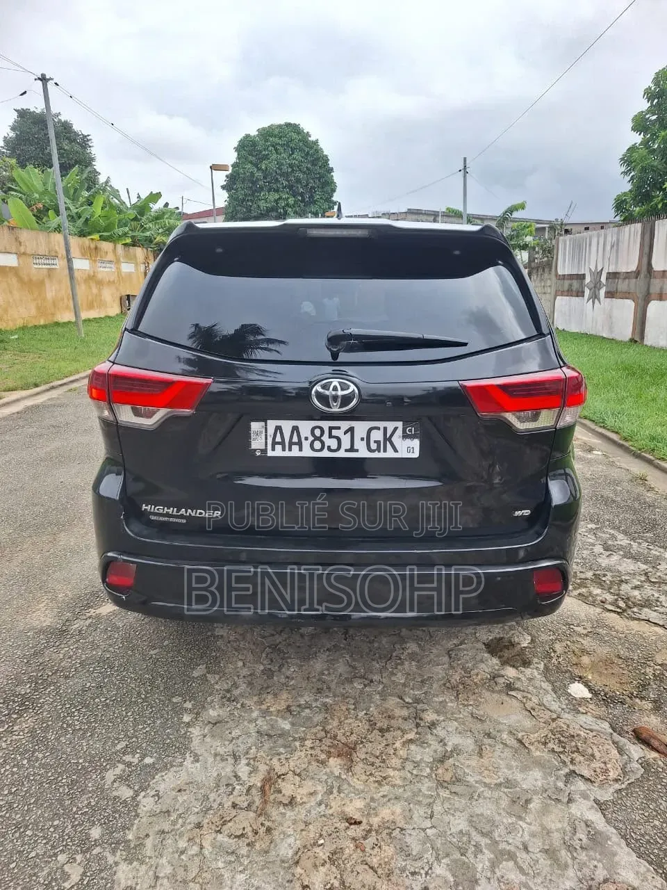 Toyota Highlander 2019 Noir