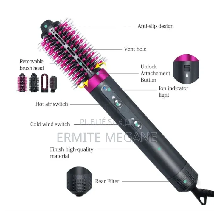 Brosse Soufflante Multifonction 5en1