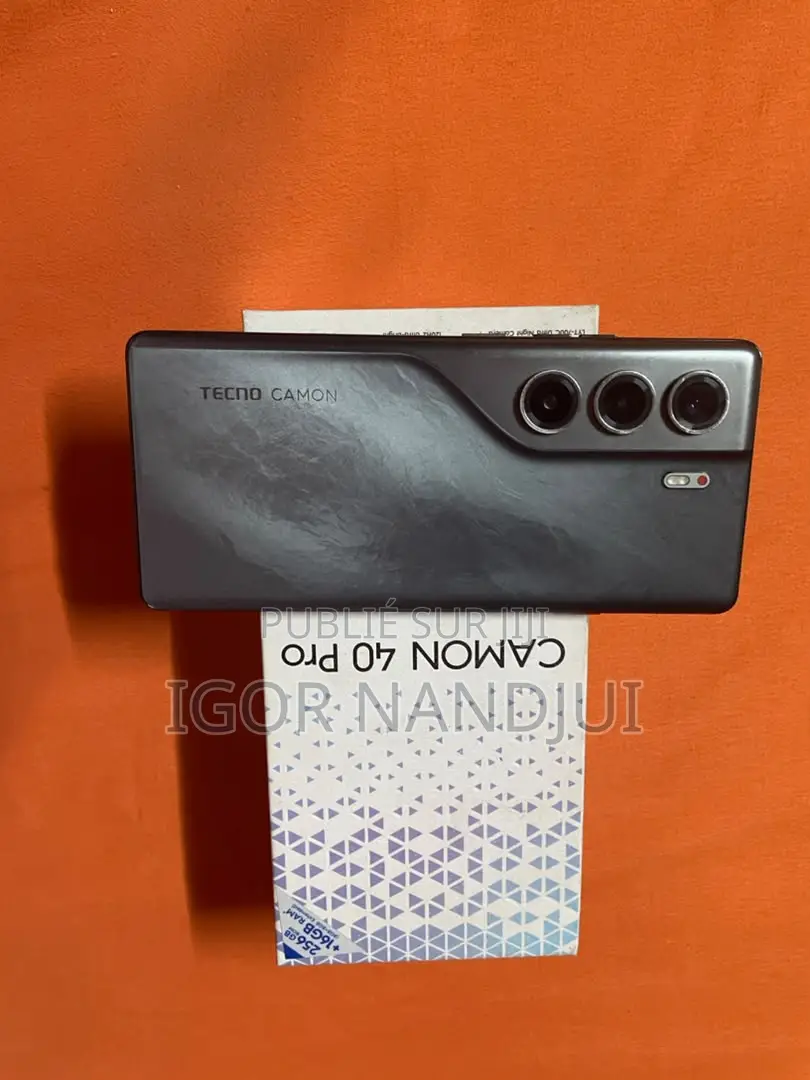 Tecno Camon 40 256 GB Noir