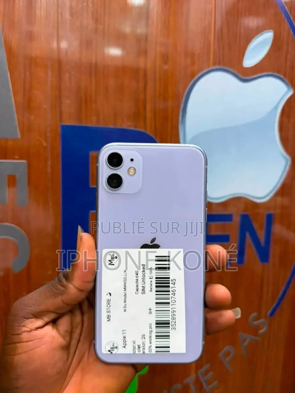 Nouveau Apple iPhone 11 64 GB Argenté