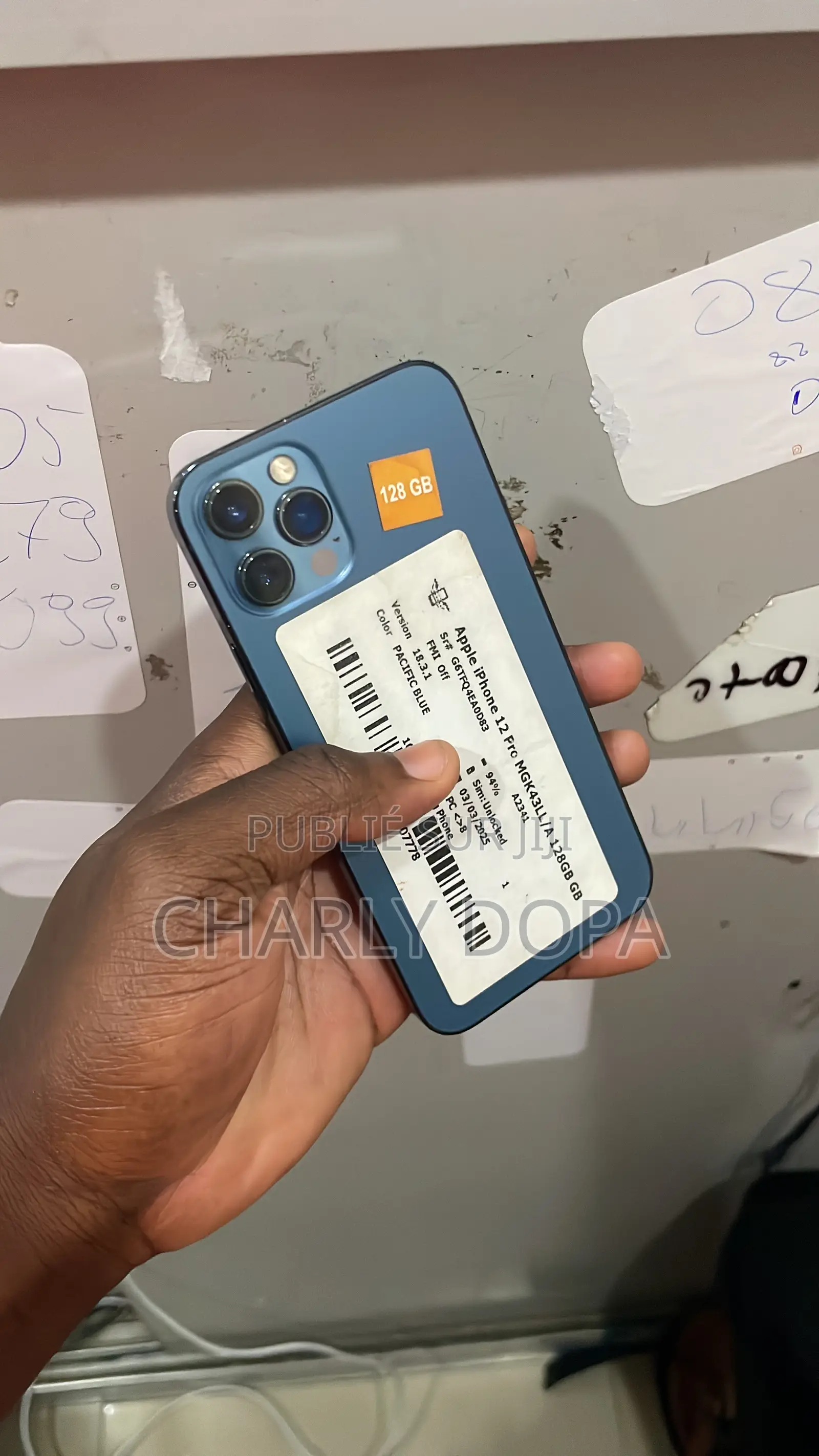 Apple iPhone 12 Pro 128 GB Bleu