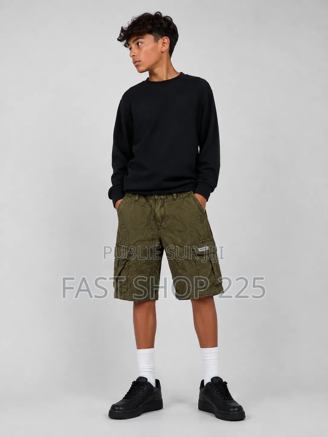 Short Cargo Marron