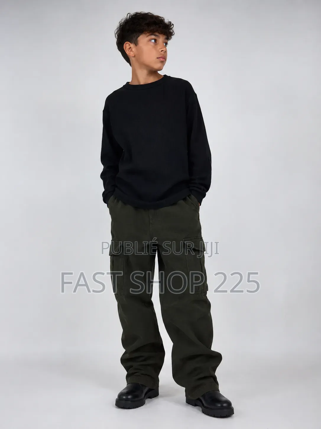 Pantalon Cargo Vert