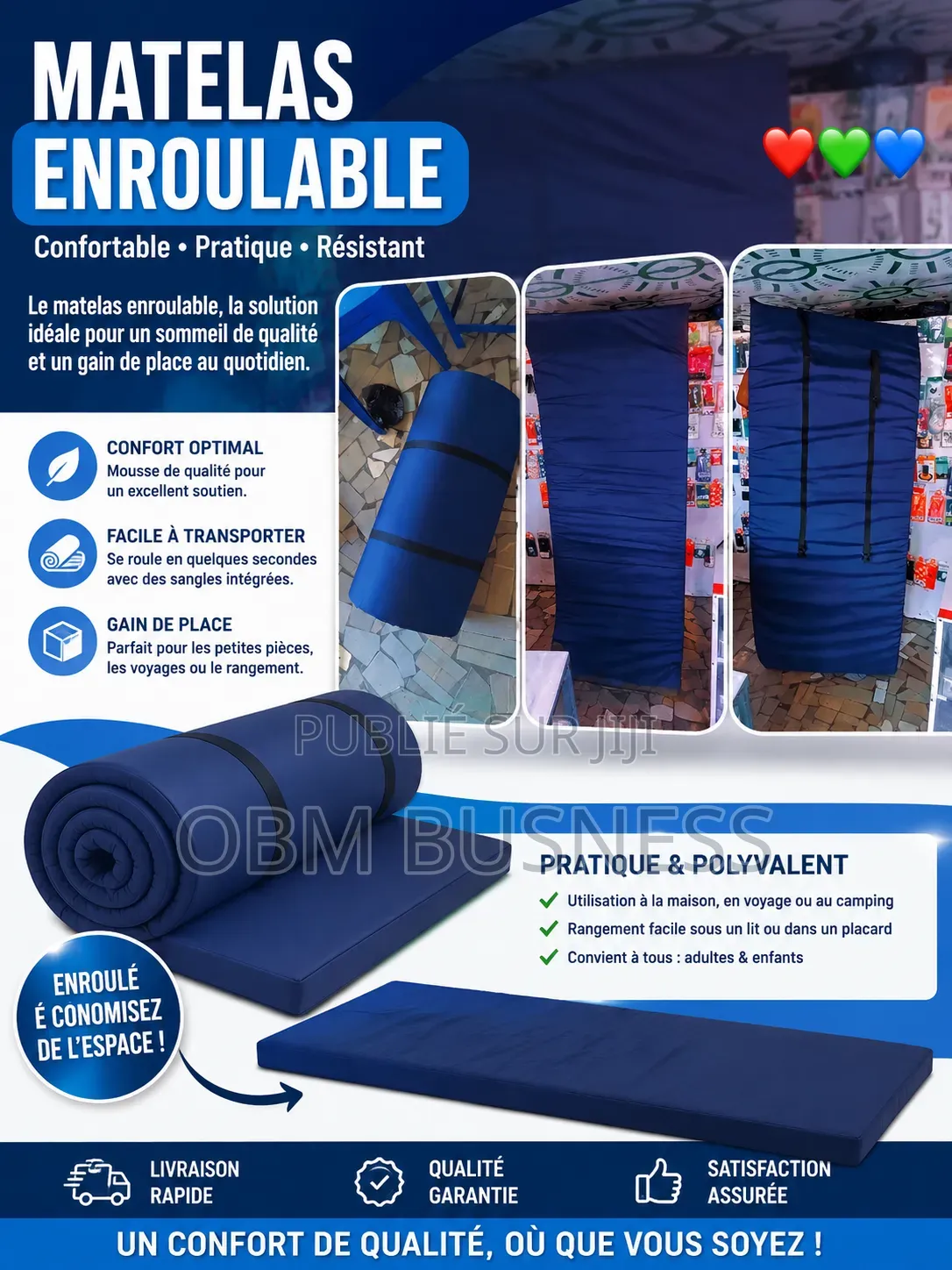 Matelas Enroulable