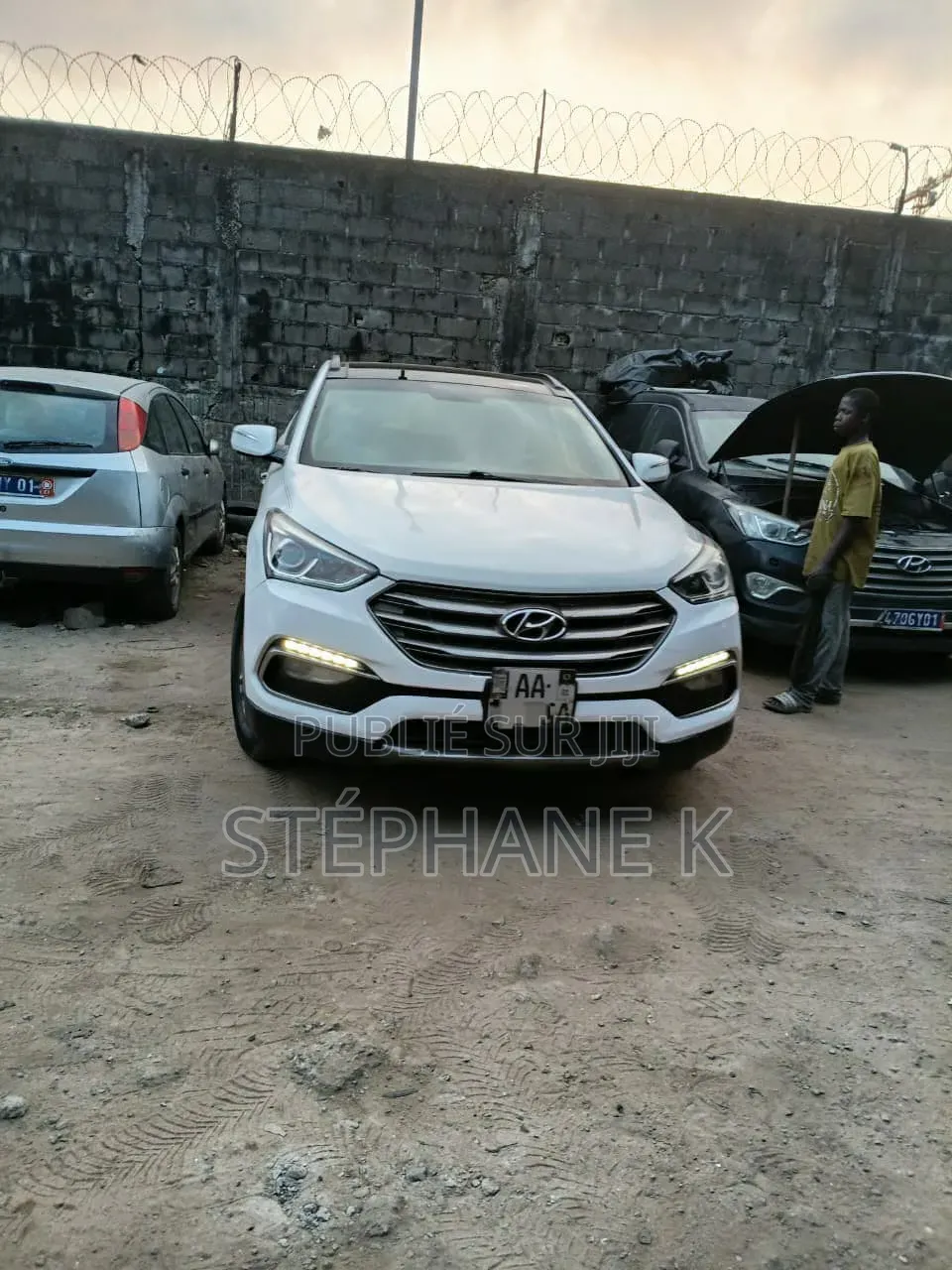 Hyundai Santa Fe 2018 Blanc