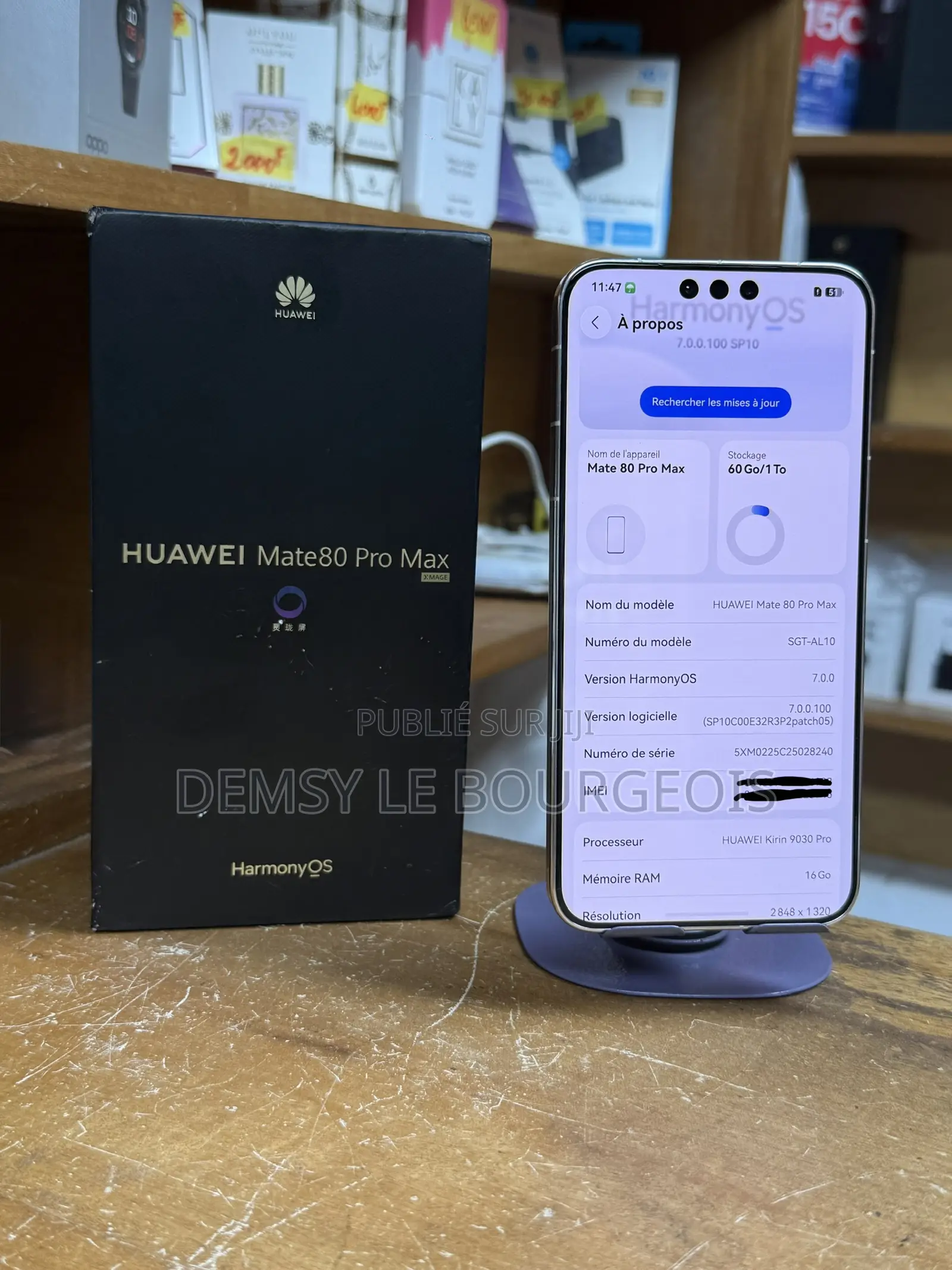 Huawei Mate 80 Pro Max 5G 1 TB Doré