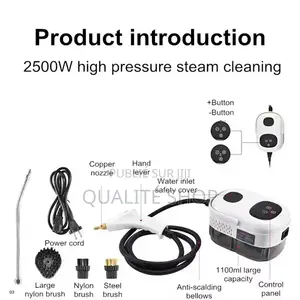 Nettoyeur Vapeur Portable Haute Pression – 2500W Pour Cuisine Et Auto