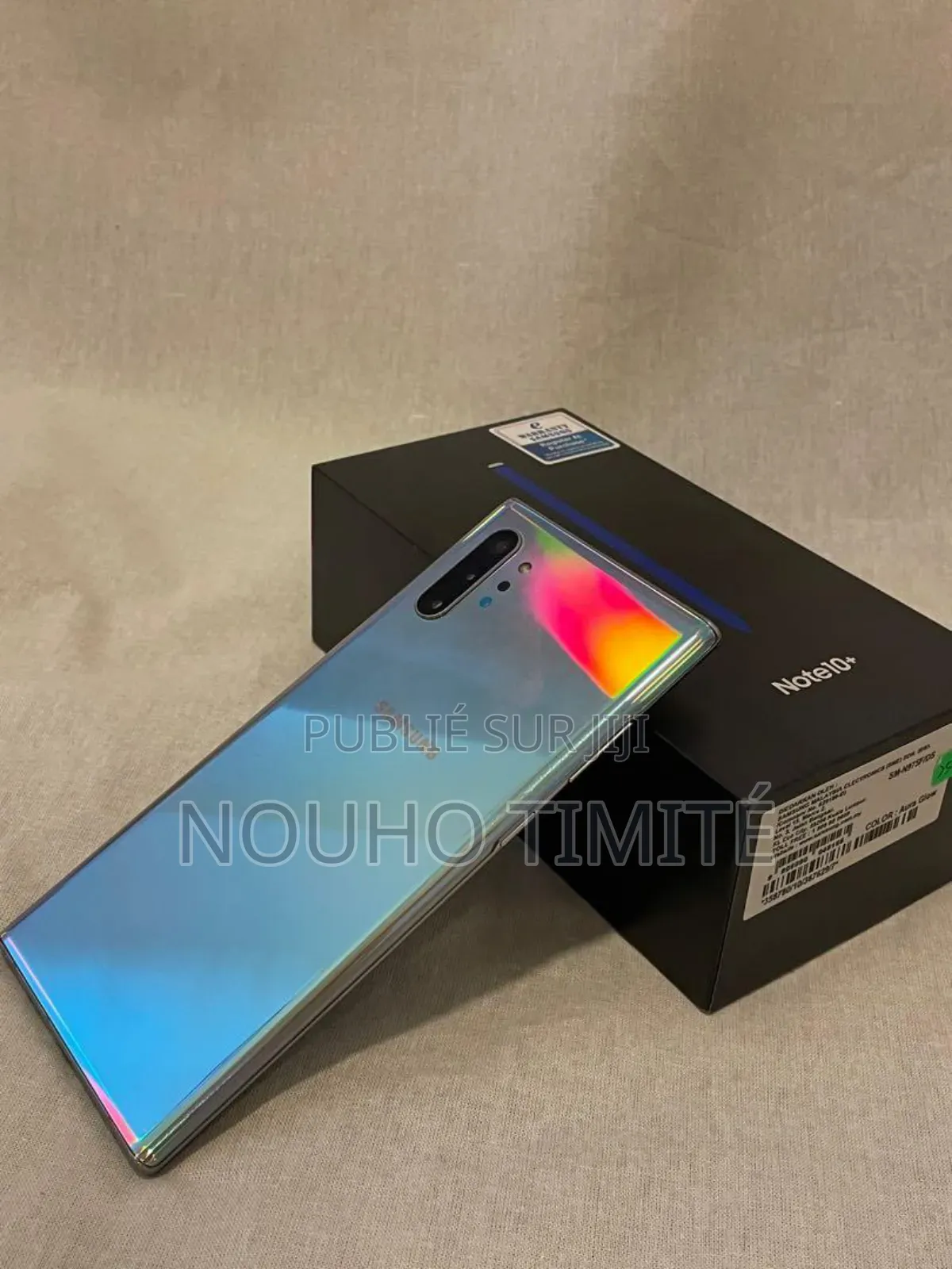 New Samsung Galaxy Note 10 Plus 256 GB Noir