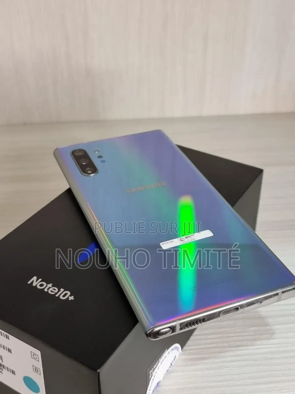 New Samsung Galaxy Note 10 Plus 256 GB Noir