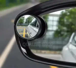 Visière Pare-Pluie Rétroviseur 2-en-1 Avec Miroir d'Angle Mort Intégré