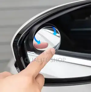 Visière Pare-Pluie Rétroviseur 2-en-1 Avec Miroir d'Angle Mort Intégré