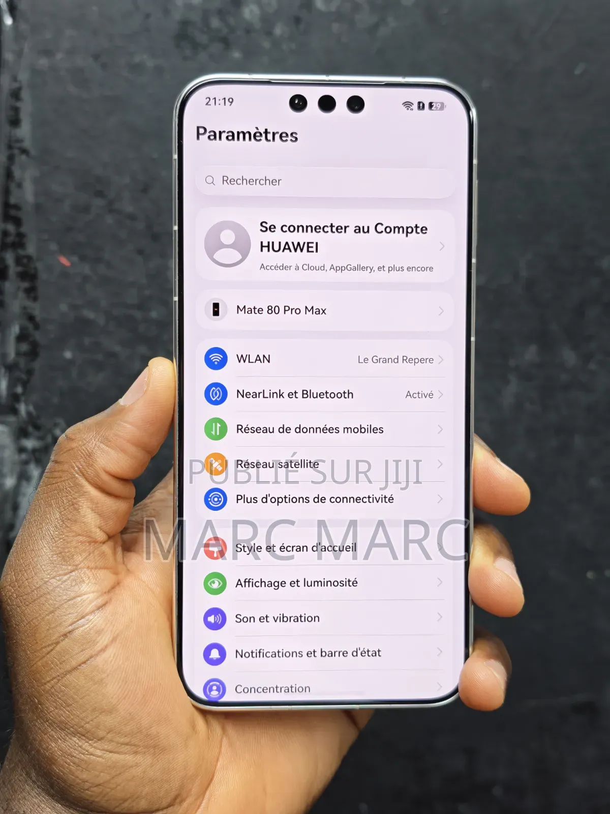 Nouveau Huawei Mate 80 Pro Max 5G 1 TB Doré