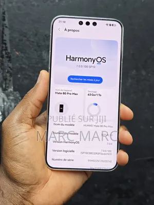 Nouveau Huawei Mate 80 Pro Max 5G 1 TB Doré