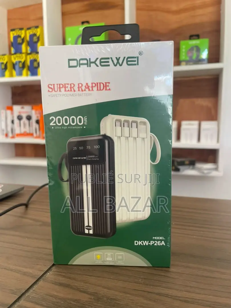 DAKEWEI Super Rapide 20000mAh (Modèle DKW-P26A)