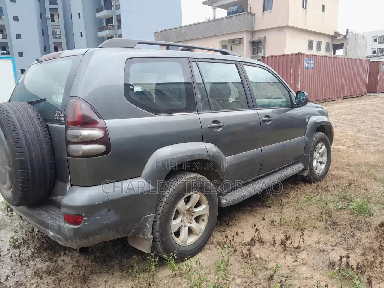 Toyota Land Cruiser 2003 Gris