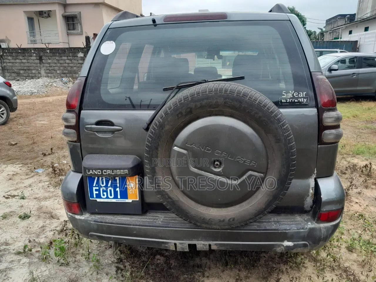 Toyota Land Cruiser 2003 Gris
