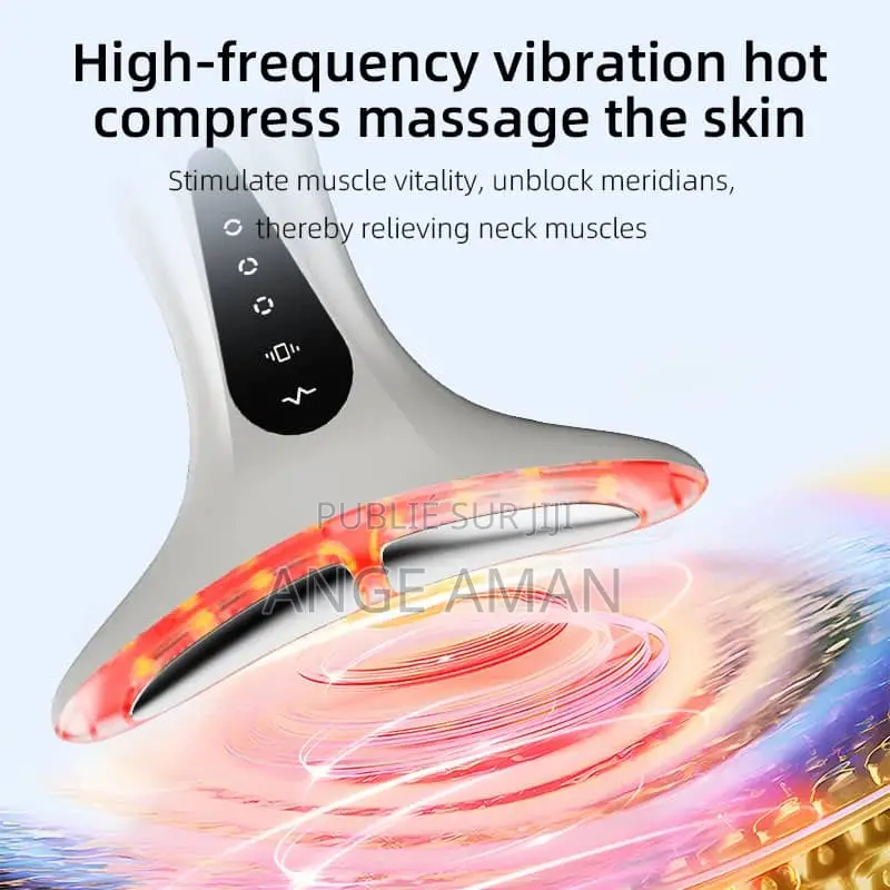 Appareil De Massage Facial LED 5-en-1 Rechargeable – Soin Et Beauté