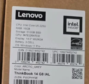 Nouveau Lenovo Thinkbook 14 16GB Intel Core Ultra 5 SSD 512GB