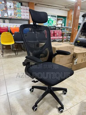 Fauteuil Agent Très Solide Et Élégant Avec Accoudoirs Et Appui-Tête