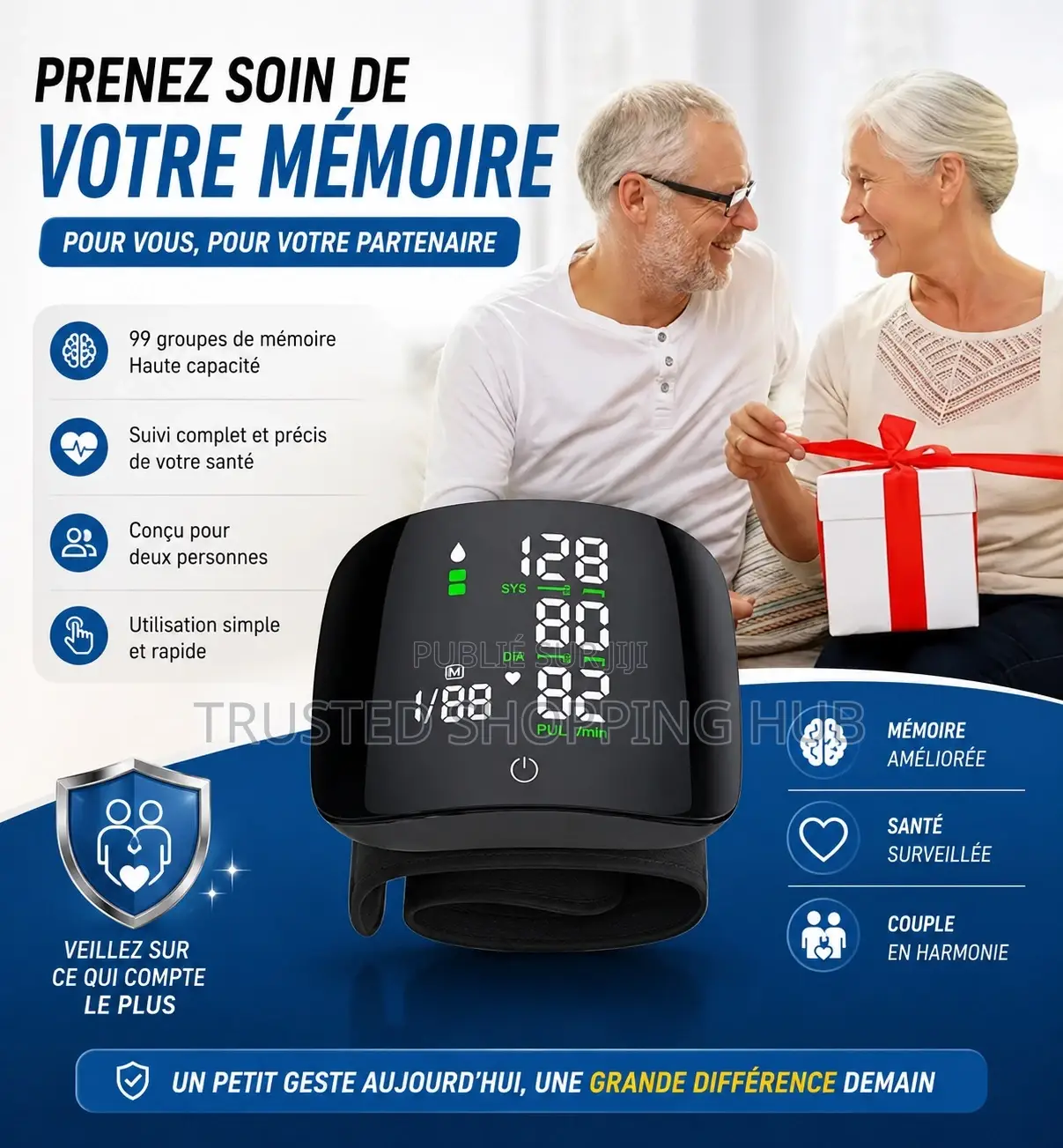 Tensiomètre De Poignet Générique Rechargeable