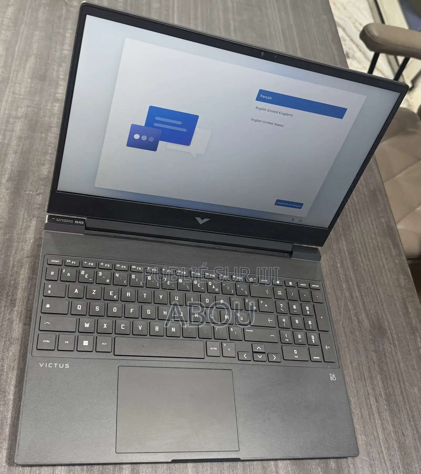 Ordinateur portable HP Victus 15 16GB AMD Ryzen 5 SSD 512GB