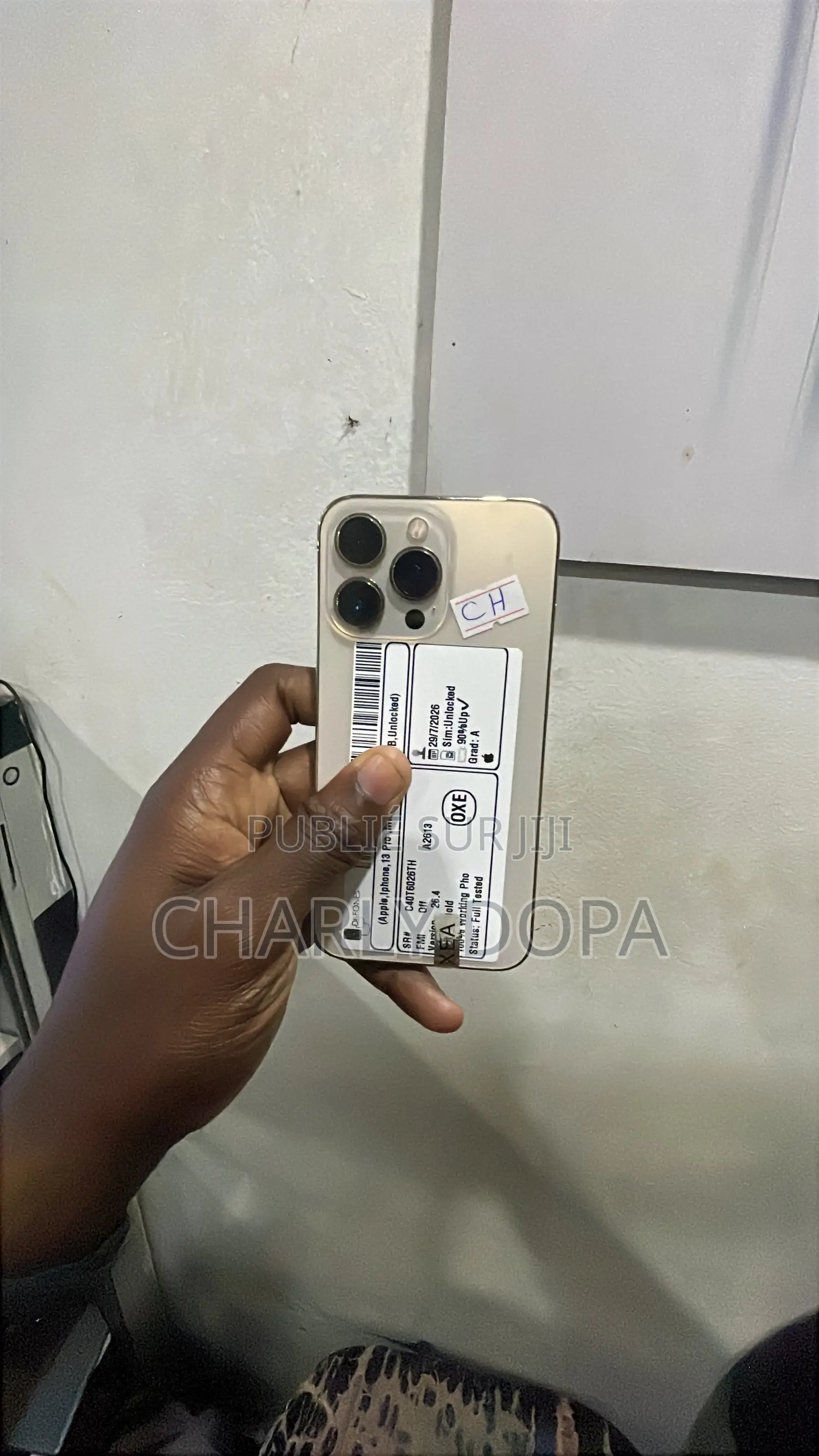 Apple iPhone 13 Pro 128 GB Doré