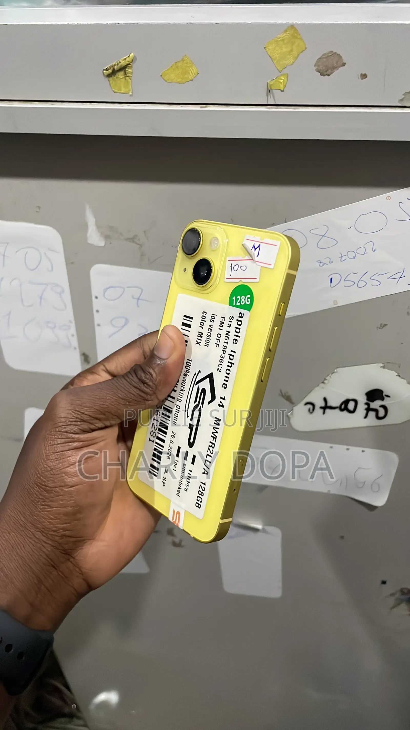 Apple iPhone 14 128 GB Jaune