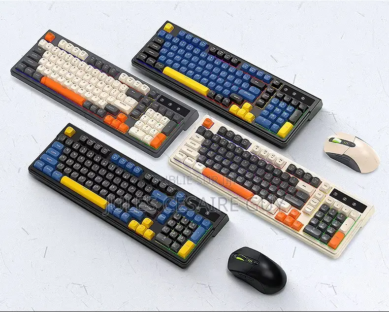 Pack Gaming Sans Fil TF300 - Clavier Lumineux Et Souris Ergonomique