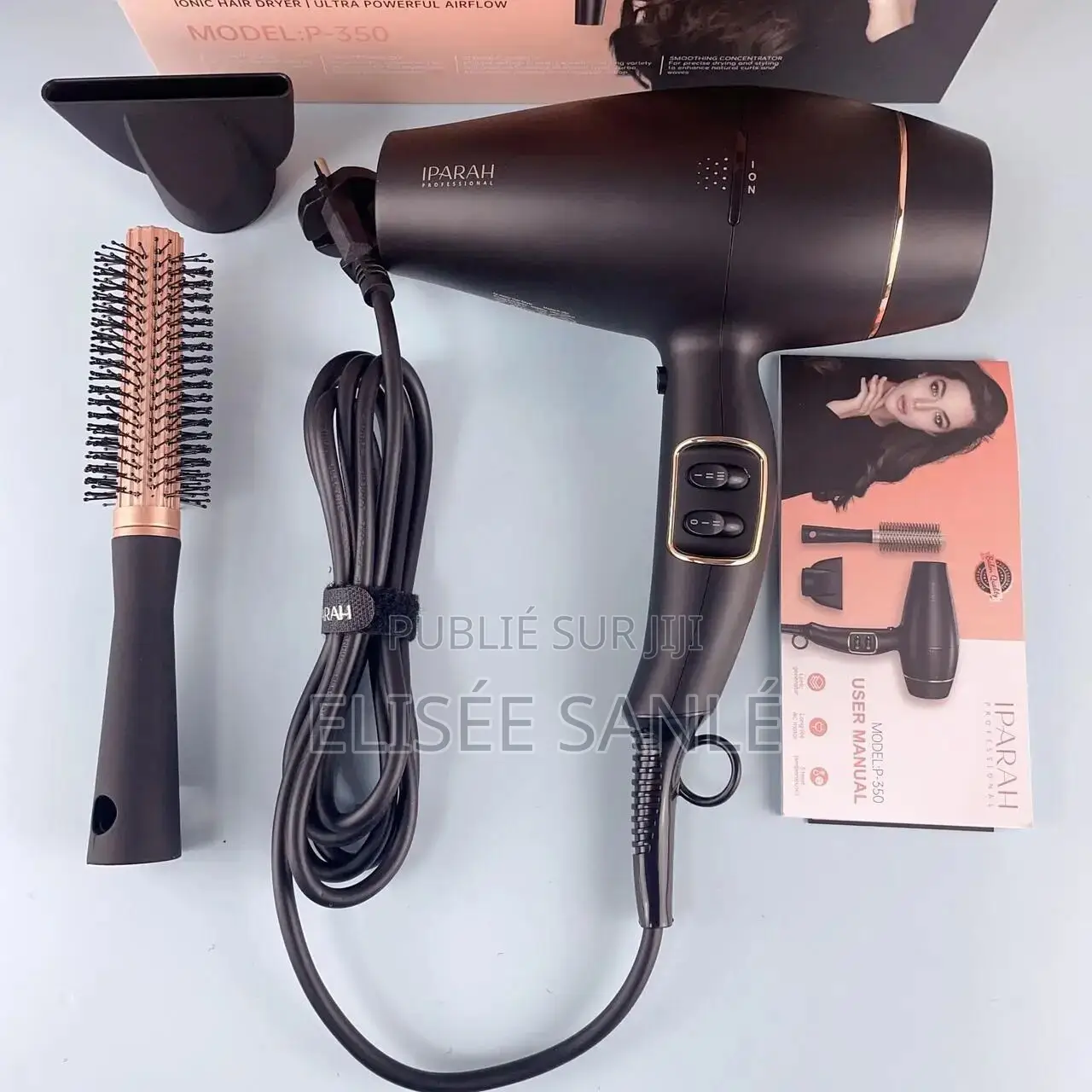 Sèche-Cheveux Professionnel Iparah Pro 2200w (Modèle P-350)