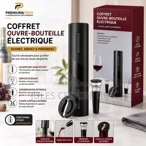 Tire-Bouchon Automatique 4-en-1 Avec Découpe-Capsule