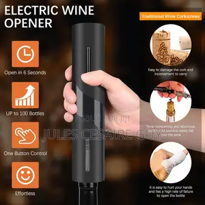 Tire-Bouchon Automatique 4-en-1 Avec Découpe-Capsule