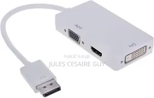 Adaptateur Convertisseur DisplayPort (DP) Vers HDMI / VGA / DVI