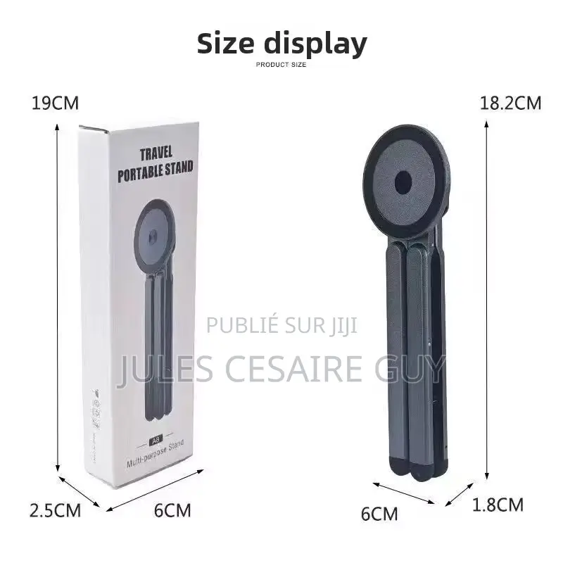 Support Universel Multi-Usage 4-en-1 Pliable Et Rotatif 360°