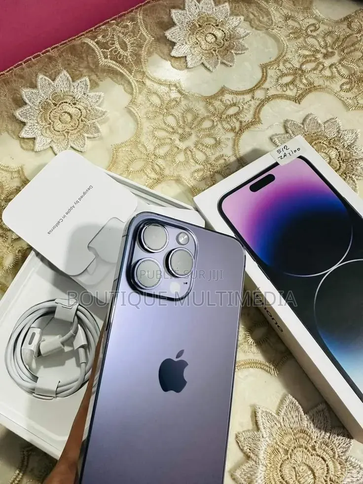 Nouveau Apple iPhone 14 Pro Max 512 GB Noir
