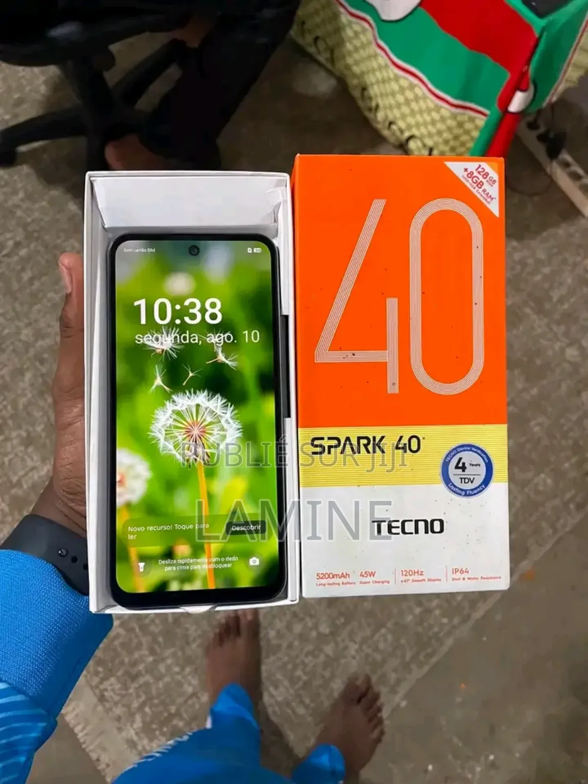 Nouveau Tecno Spark 40 256 GB Gris