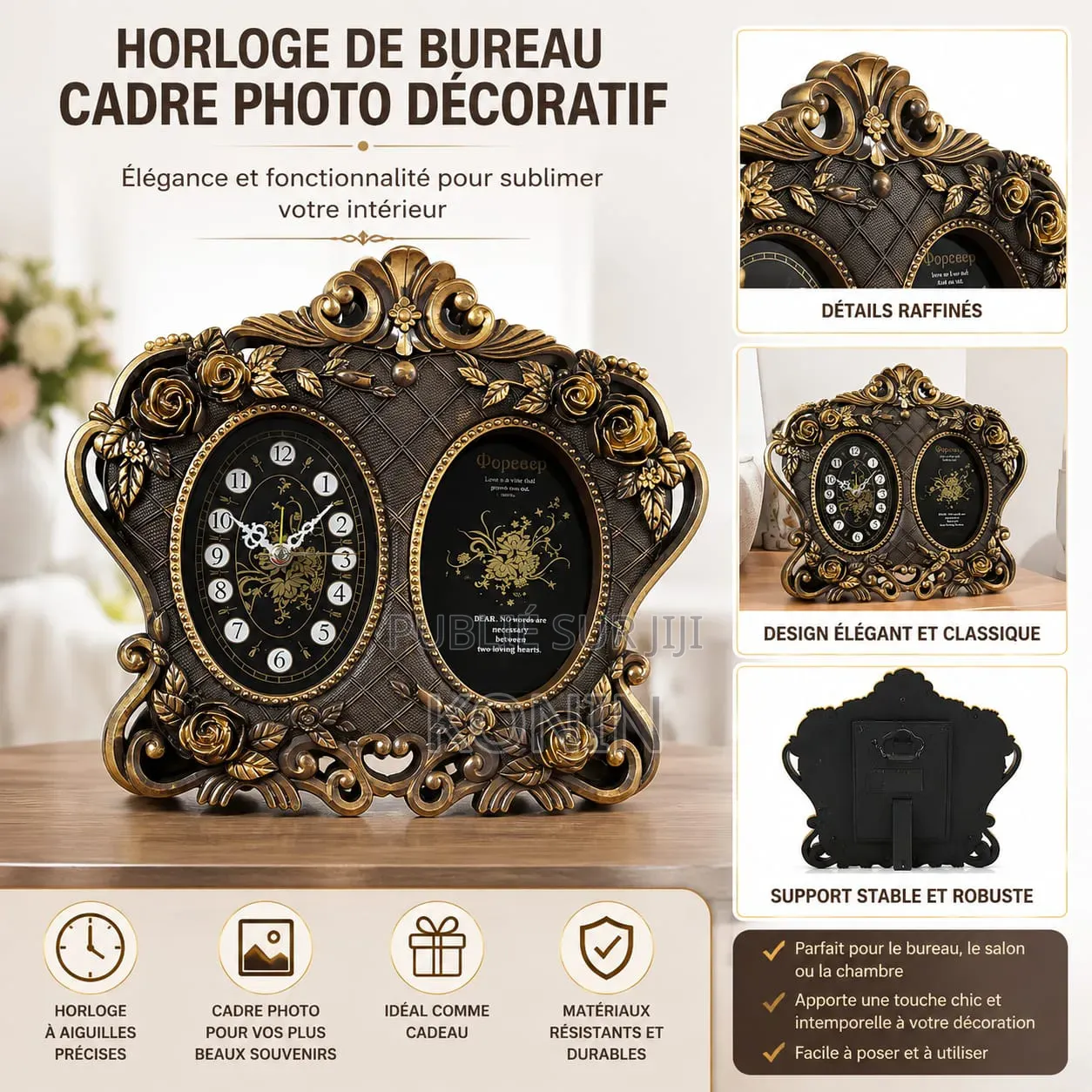Horloge Trophée Quartz