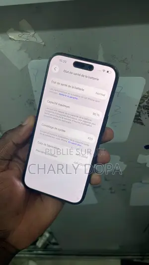 Apple iPhone 15 Pro 128 GB Noir