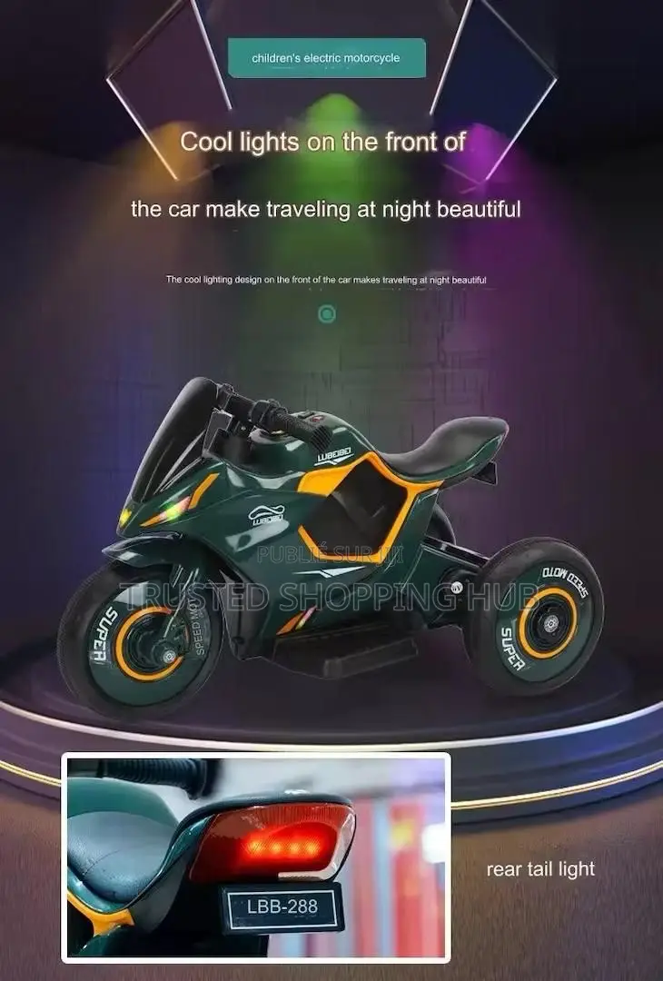 Moto Électrique Trois Roues Pour Enfants