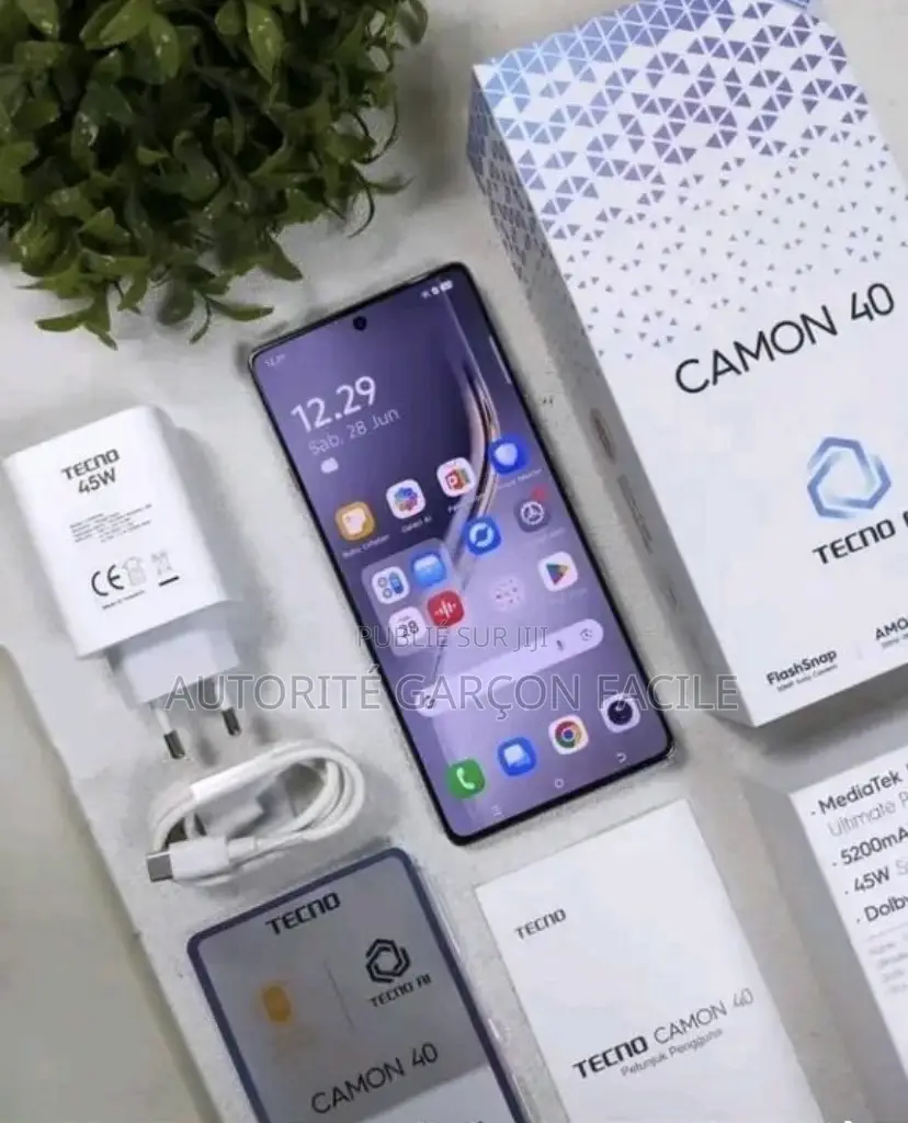 Nouveau Tecno Camon 40 Pro 4G 128 GB Autre