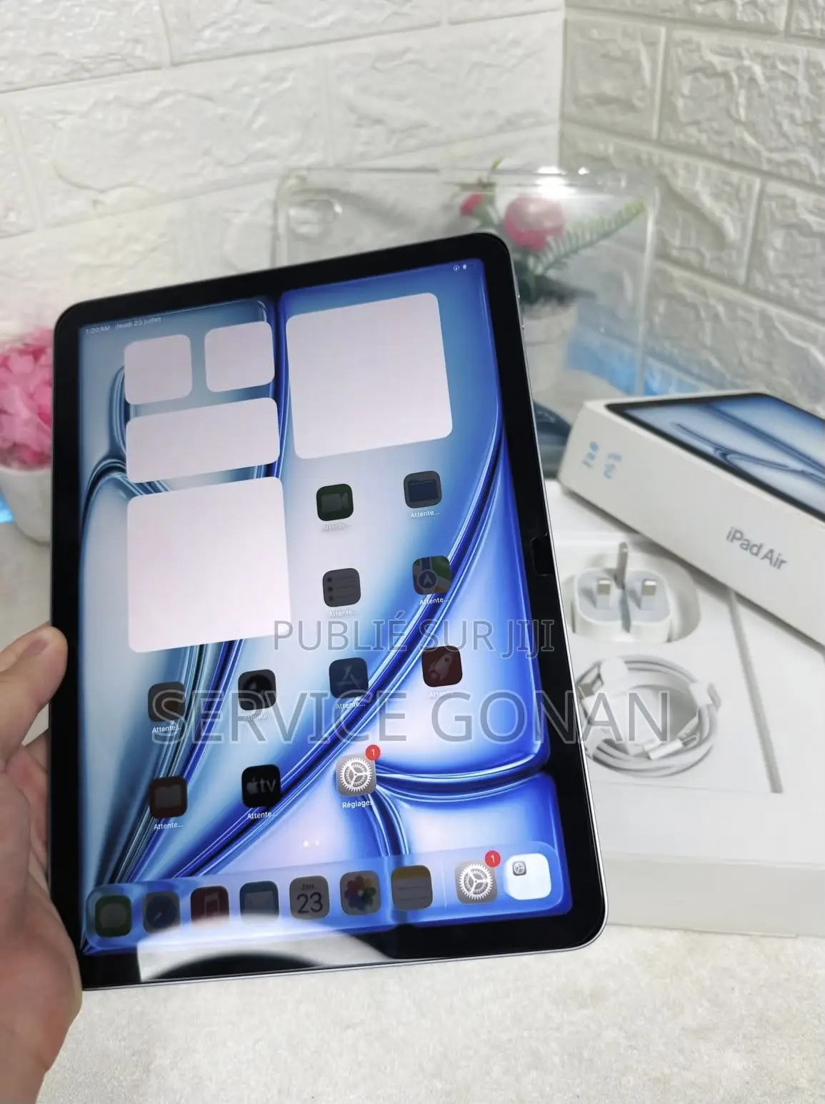 Nouveau Apple iPad Air 11 (2024) 128 GB Gris