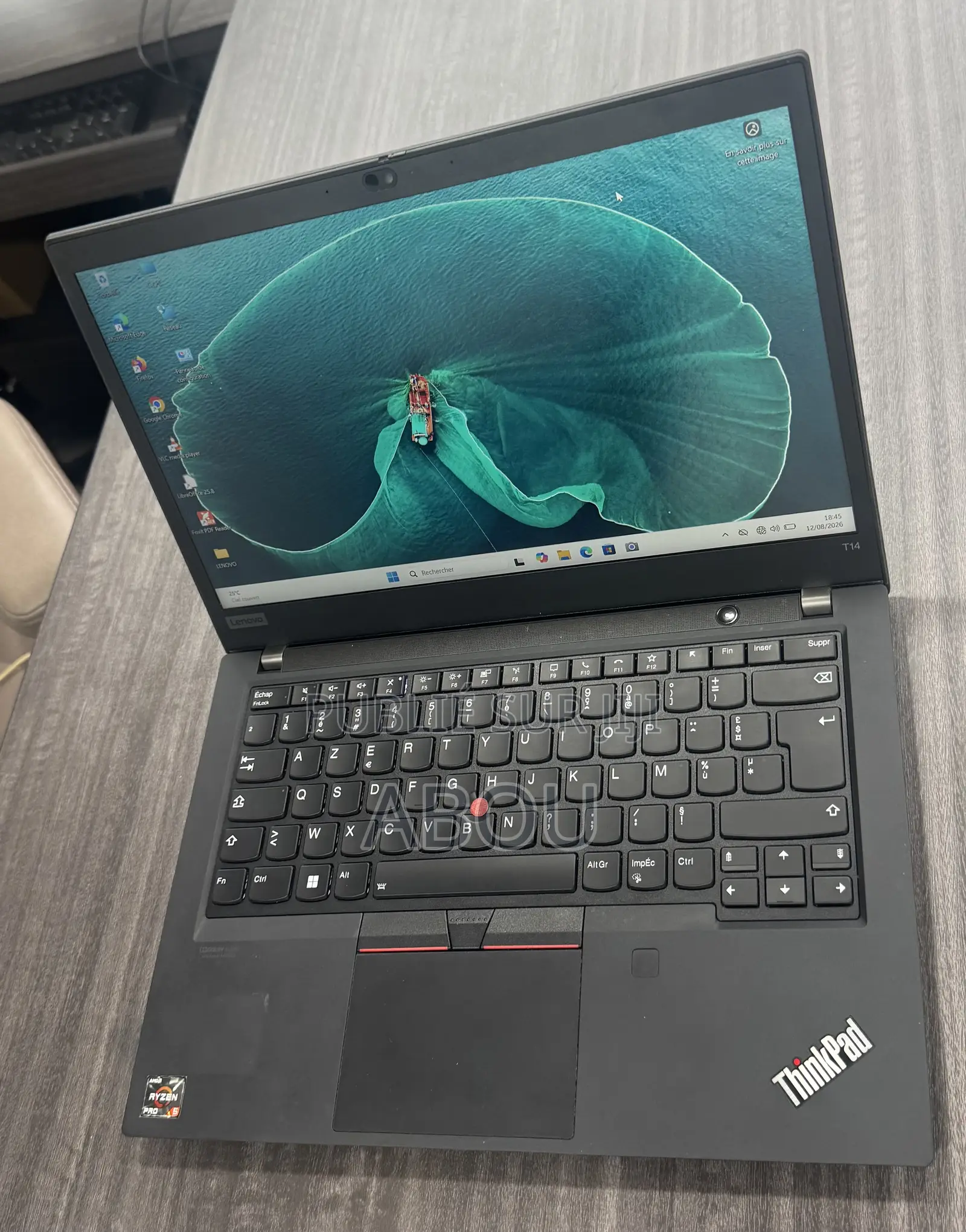 Ordinateur portable Lenovo ThinkPad T14 G1 12GB AMD Ryzen 5 SSD 256GB