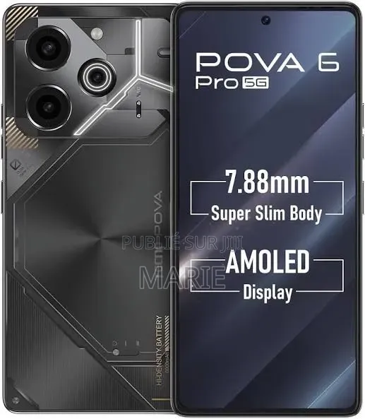 Nouveau Tecno Pova 6 Neo 256 GB Noir